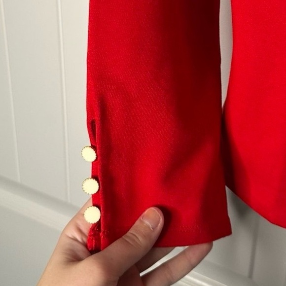 Reformation -Red Knit Top Size S-NWT- Jalen style-Retails $118.00 - Picture 10 of 14